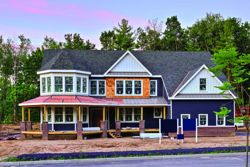 A home under construction at 31 Jenna Jo in Oak Ridge